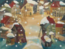  Serie Acrylbilder Winterlandschften